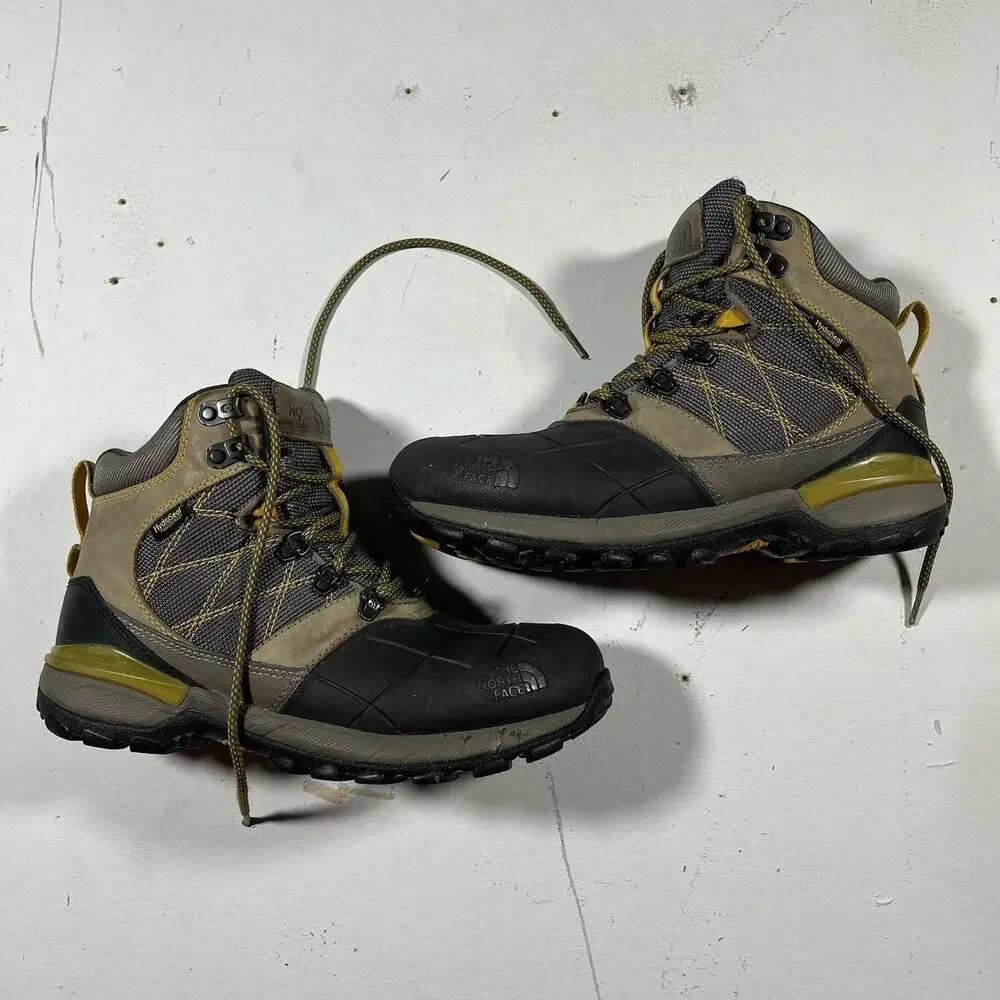 The North Face HydroSeal Primaloft Waterproof Hiking Boots Mens US 8 Trail Shoes